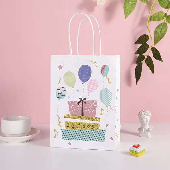 Romantic European Stype Beautiful Flower Printed Textile Gift Packaging Bag