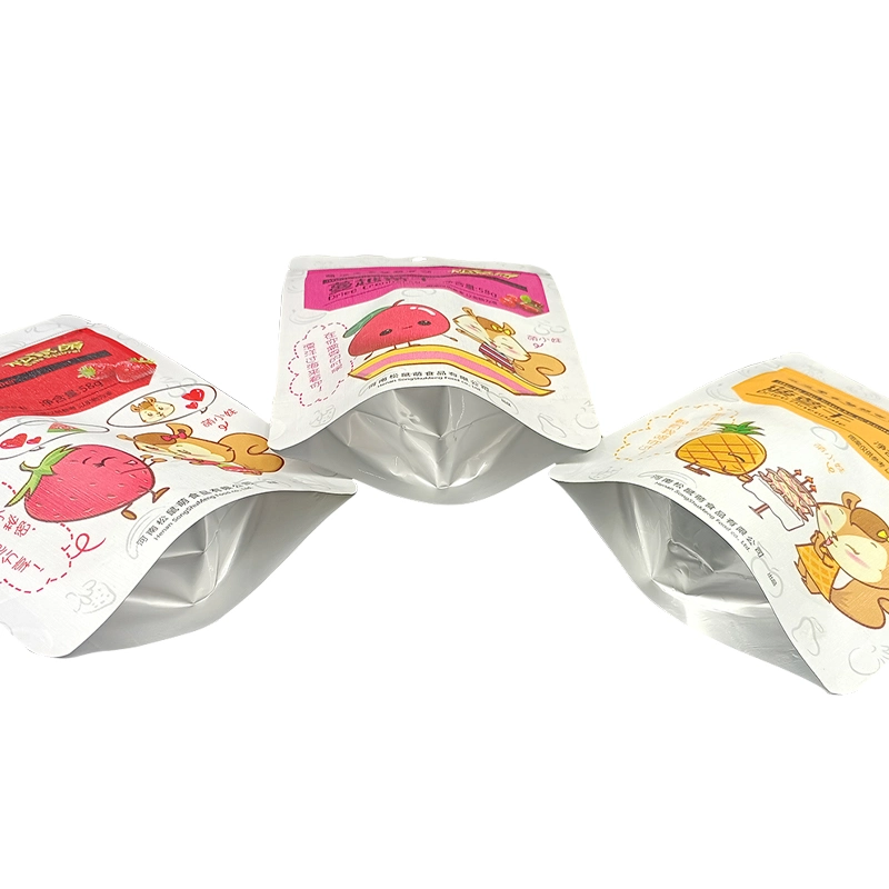 Custom Logo Food Grade Printed Stand up Pouch Plastic Aluminium Pouch Ziplock Pet Food Bag Resealable Packaging